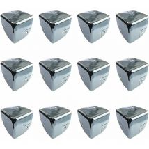 Soniatkia - Möbelschutz, Metall-eckenschutz, Tischeckenschutz, 12 Stück, Metallkanten-eckenschutz, Klammern, Eckenschutz Für Scharfe Tische Und Möbel