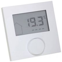 Möhlenhoff Alpha Regler direkt Standard Display 230V Raumtemperaturregler Wandmontage Signalweiß 86 x 86 x 31 mm