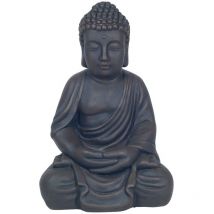 Origen - Signes Grimalt Figure de figurines de Bouddha Bouddha Buddhas Gray 17x23x35cm 22845