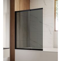 Badplaats - Badewanne Moka 5mm Nanobeschichtung 120 x 140cm Matt Schwarz - g