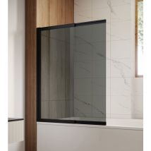 Badplaats - Badewanne Moka 5mm Nanobeschichtung 130 x 140cm Matt Schwarz - g