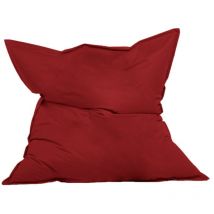 Concept-usine - moku - Pouf rectangulaire d'extérieur xxl 180x140cm rouge