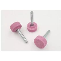 Mola rotativa al corindone rosa 25mm – Diametro gambo 6mm – Altezza mola 10mm – Grana 60 – Cosmos