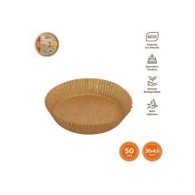 Molde papel silicon red airfryer 50U. - 20X4,5 cm