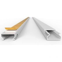 Moldeado con adhesivo blanco 20 x 10 - 2m