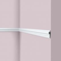 Moldura para pared NMC WL11 wallstyl Noel Marquet Friso Perfil de estuco Moldura decorativa diseño atemporal clásico blanco 2 m