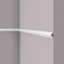 Moldura para pared NMC WL7 wallstyl Noel Marquet Moldura decorativa Perfil de estuco diseño moderno blanco 2 m