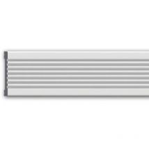 Profhome Decor - Moldura para pared Profhome 651703 Friso Perfil de estuco Moldura decorativa diseño moderno blanco 2 m