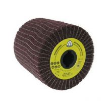 Klingspor - Rueda de láminas ncw 600, no tejido, grado de finura : grosero, Grano 80, ø x altura 100 x 100 mm, velocidad máx. : 3700 tr/mn