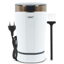 Molinillo eléctrico para el café especias o fruta 150W cuchillas de acero Color: Blanco