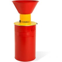 Molino de grano eléctrico con motor eléctrico de 1100 w y cubo de 52 litros, capacidad 300 kg/h, triturador con cuchilla afilada de acero inoxidable