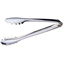 Pinza Cucina Multiuso in Acciaio Inox 23.5cm, Pinze di Alta Qualità Resistenti al Calore, Molla per Barbecue, Hamburger, Pasta, Spaghetti, Dessert,