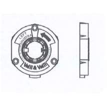 Molla Valli & Valli Monodirezionale Sinistra 45mm – Zama – Viti incluse – Accessori per porte e finestre