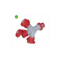 Moltiplicatore industriale Elettrocanali 3 uscite 3 poli + terra 16 a 380 v ip44