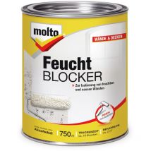 MOLTO Feucht Blocker 750ml – Feuchtigkeitsschutz für Wände und Böden – Klar – Schimmelprävention – Einfache Anwendung