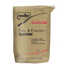 MOLTO Füll- und Flächenspachtel 10 kg – vielseitig, schnell härtend, überstreichbar, füllstark