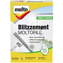 Fill Blitzzement Grau Außen und Innen 1 Kg - Molto