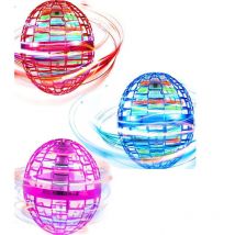 Momax Lot de 3 balles volantes magiques avec lumière rvb dynamique résistantes aux chutes - Bleu/Rose/Rouge