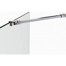 Moments Of Glass - Barra estabilizadora / barandilla para Paredes de Ducha e de Walk in de 6mm - 10mm Longitud: 49 cm Barra de estabilizadora de