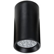 Momin Plafonnier Monté En Surface Downlight Spot 1 Lumière Aluminium Noir