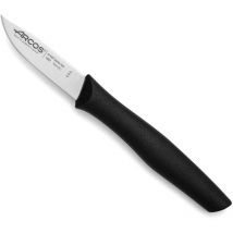 Arcos - Mondador Messer Nova 188200 Edelstahl Nitrum Und Mango Polypropylen, Schwarze 7 Cm Klinge Mit Deckel Und Displaykarton