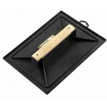 Schwarze Glättekelle 18X27CM Holzgriff - mob - 313120