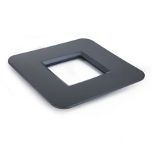 Quadratischer Tischfuß Mondum Mediterraneo 80×80 cm Anthrazit