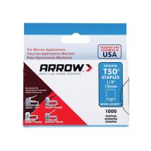 Arrow - T50M 508m Monel Staples 12mm (1/2in) (Box 1000) ARRT5012MS