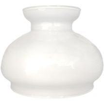 Ltde - monet Quinqué Glas Lampenschirm opal glänzend 9x12 Öffnung 10cm