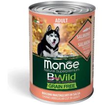 Bwild Adult Dog Saumon À La Citrouille Et Aux Courgettes 400 G - Monge