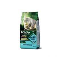 Monge - Natural Superpremium BWild Grain Free per Gatti Adult con Merluzzo, Patate e Lenticchie da 1,5 Kg