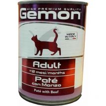 Per Gatti Adulti Patè con Manzo da 400 gr - Gemon
