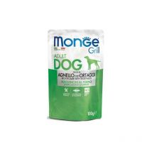 Grill per Cane da 100gr Agnello e Verdure - Monge