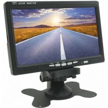 Planet Shop - Moniteur couleur tft lcd 7 pouces avec télécommande pour voiture, camping-car et maison