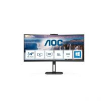 V5 CU34V5CW/BK led display 86,4 cm (34') 3440 x 1440 Pixeles Wide Quad hd Negro - AOC