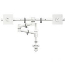 Monitorschwenkarm Viewgo 2 x 4kg Stahl weiß Viewgo 2 x 4kg Stahl weiß