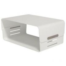 Dataflex - Monitorständer Addit Bento 38,1 x 11-16 x 26 cm (b x h x t) 20kg höhenverstellbar Stahl pulverbeschichtet weiß matt