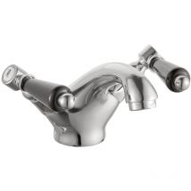 Tre Mercati - Mono Basin Mixer With Click Clack Waste Victoria Nero
