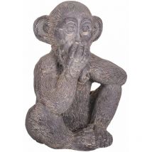 Wanderlust Deco - Mono decorativo de magnesio gris 35x26x40