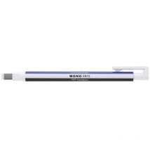 Tombow - mono Zero Refillable Eraser Pen Rectangular Tip White with White/B