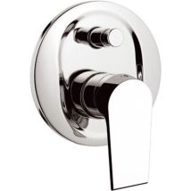 Monocomando Incasso Doccia Con Deviatore Linea Artic Nero Opaco Maria