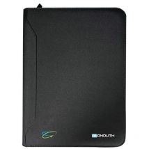 Monolith Blueline Zipped with Ring Binder Conference Folder A4 Black - 3352