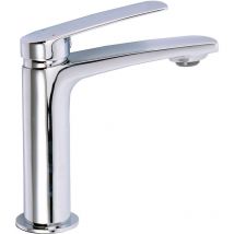 Grifo de Lavabo monomando tre acabado cromo brillo fabricado en latón - Kibath