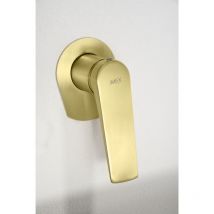 Imex - Robinet de lavabo avec un seul levier Modèle delos Couleur Or finition Or brossé [ ]