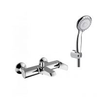 Mezclador de bañera con set de ducha - Teorema Velvet