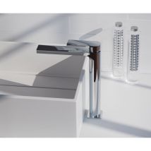 AQG - Grifería Monomando Lavabo Alto Alpha Cromo