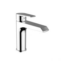 Mezclador de lavabo mediano con desagüe - Teorema Velvet