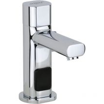 Monomando lavabo electrónico a pilas color cromo mcm Rubinetterie 703001 Batería