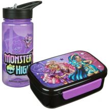 Frühstücksset – Brotdose & Wasserflasche für Kindergarten und Schule - Monster High