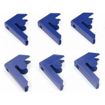 Monster Racking - 6 Connecteurs Bleus du Rayonnage T-Rax